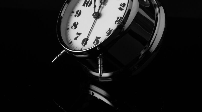 Vintage clock face, representing the luminous watch dials painted by the Radium Girls
