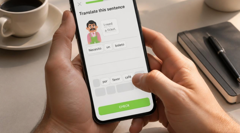 Language Learning on Phone