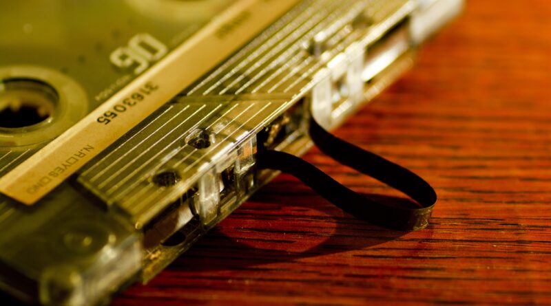 Vintage cassette tape, symbolizing the 1990s Mozart Effect CD industry
