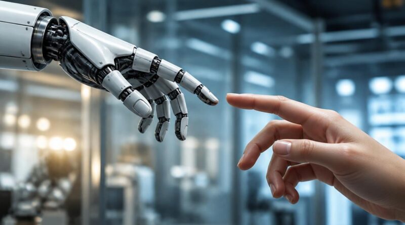 Human and Robot Hands Reaching